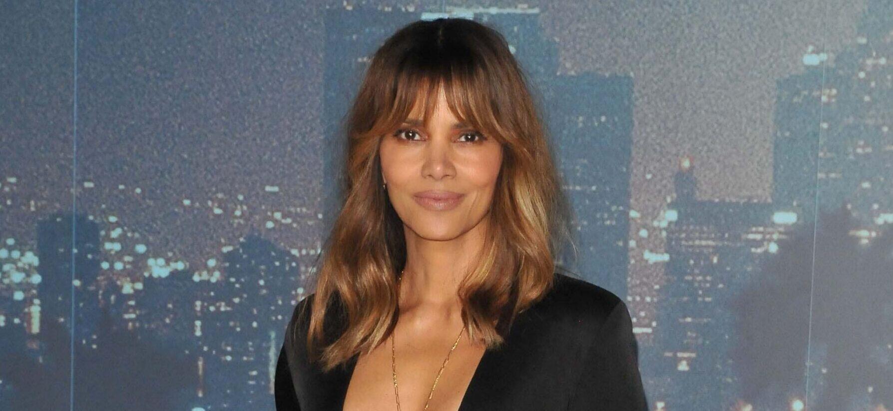 Halle Berry attending movie premiere