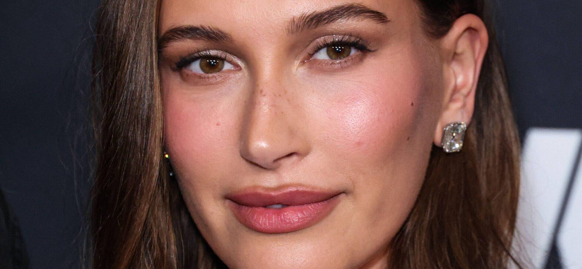 Hailey Bieber at 2026 WWD Style Awards, Golden Globes