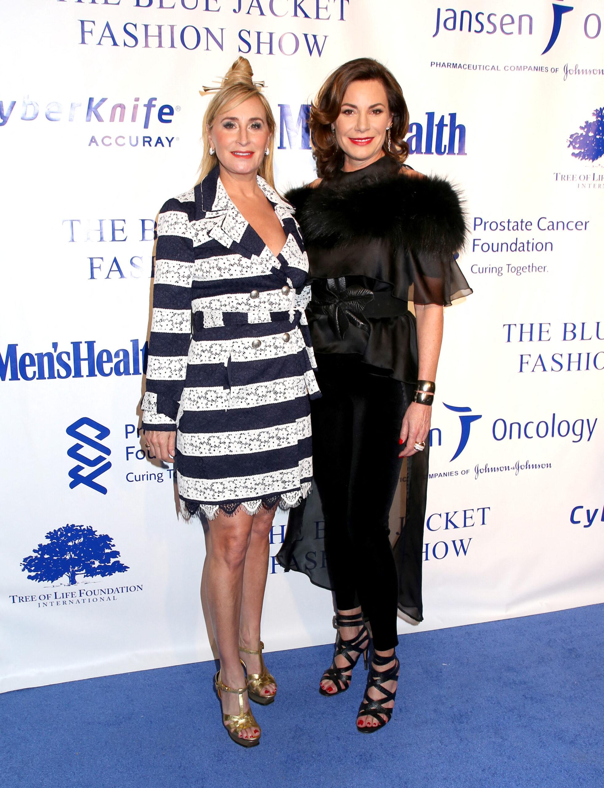 Sonia Morgan and LuAnn de Lesseps on the red carpet.