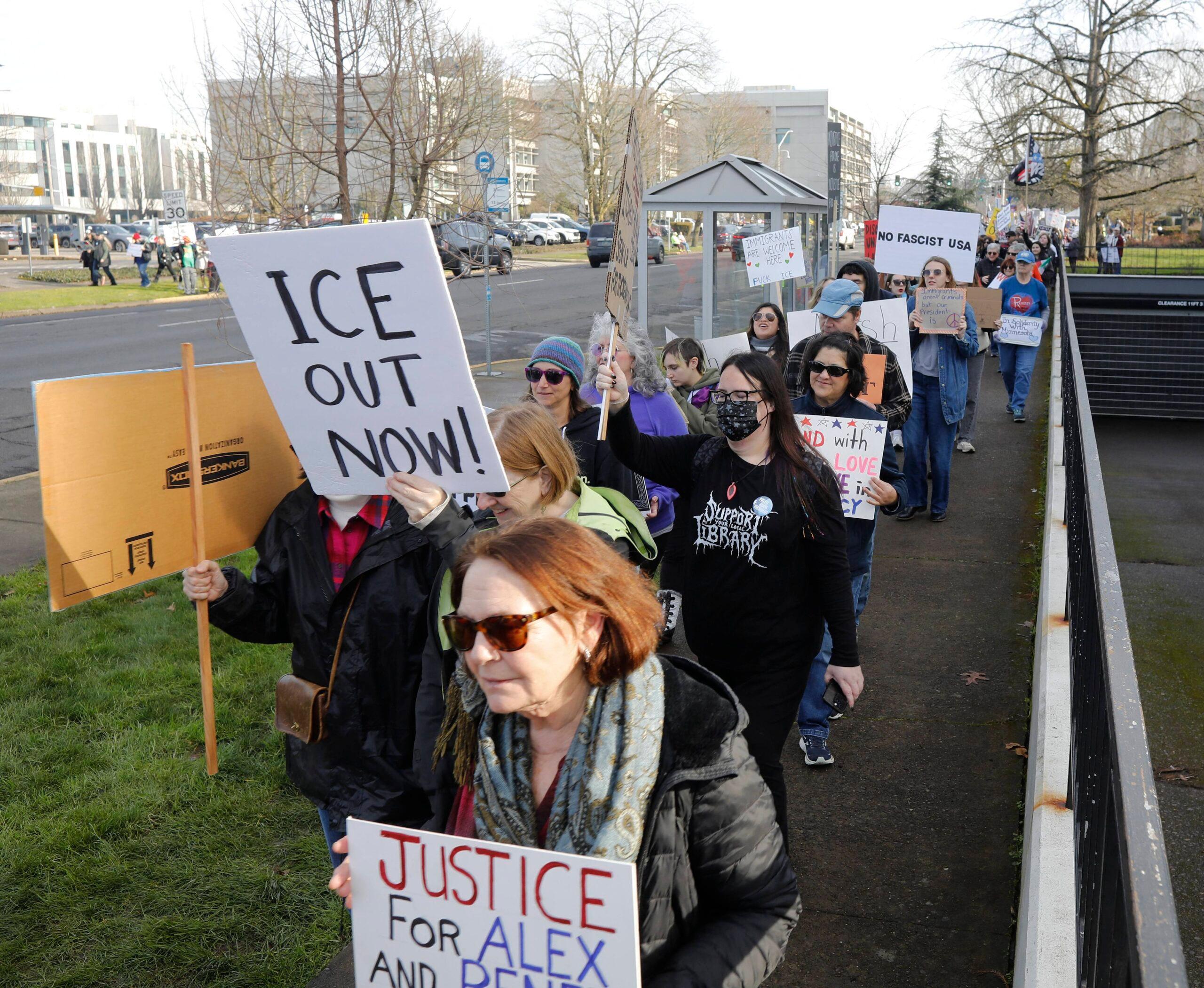 Anti-ICE protests