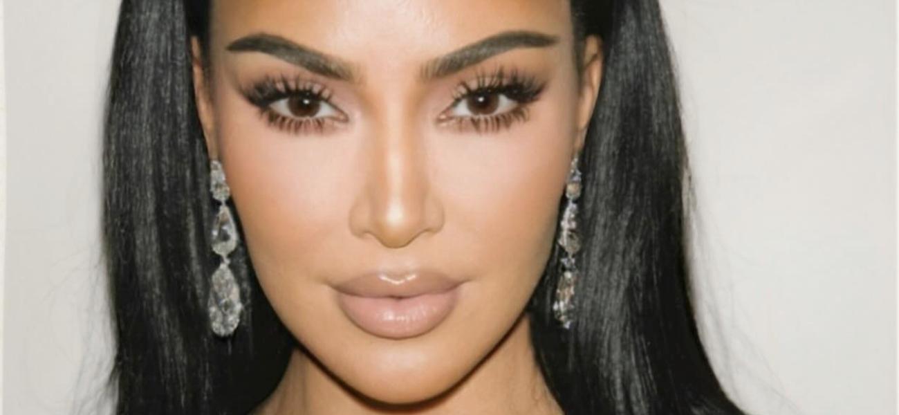 Kim Kardashian close up