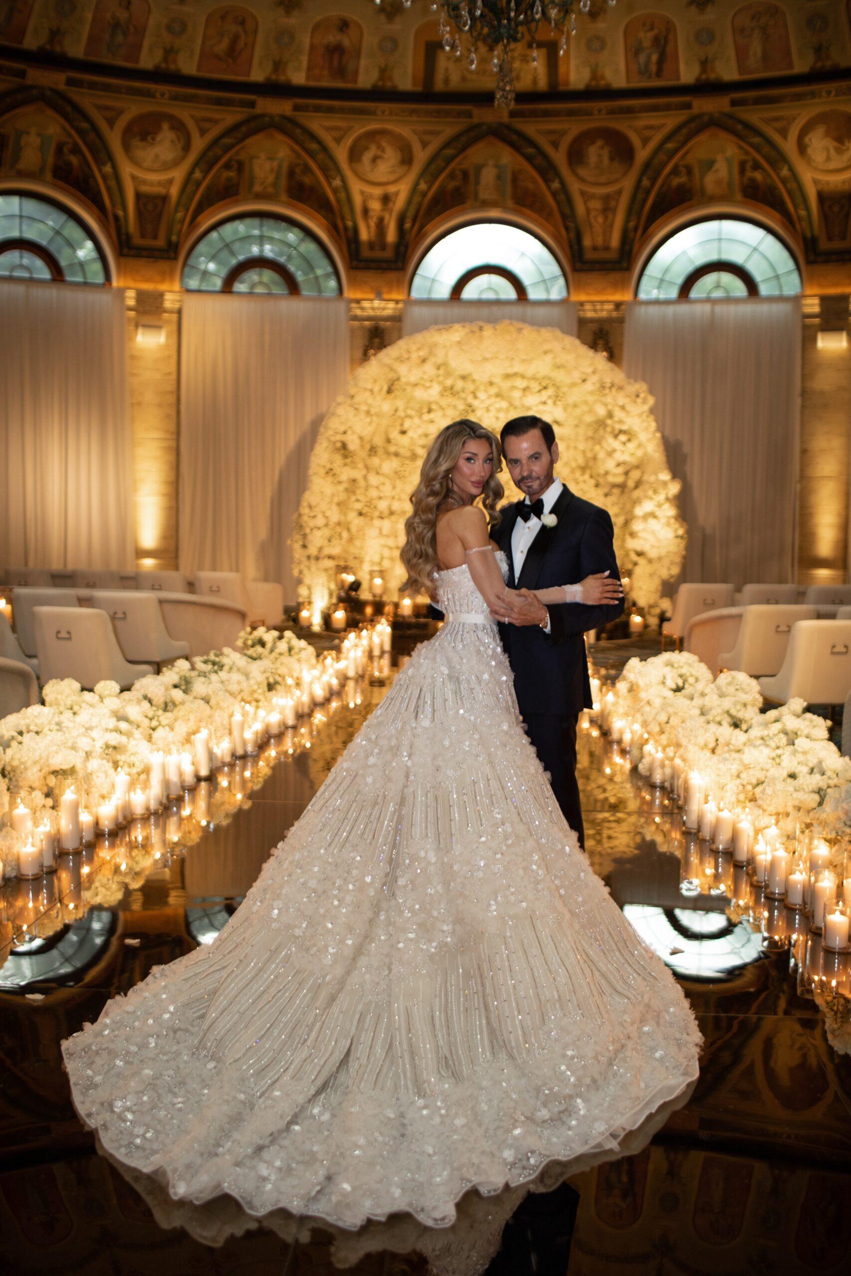 Sarah Rollins Gonzalez and Richard Gonzalez’s wedding.