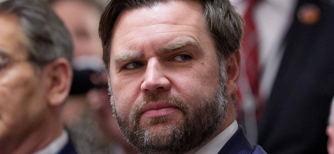 JD Vance during a cabinet meeting in the Cabinet Room