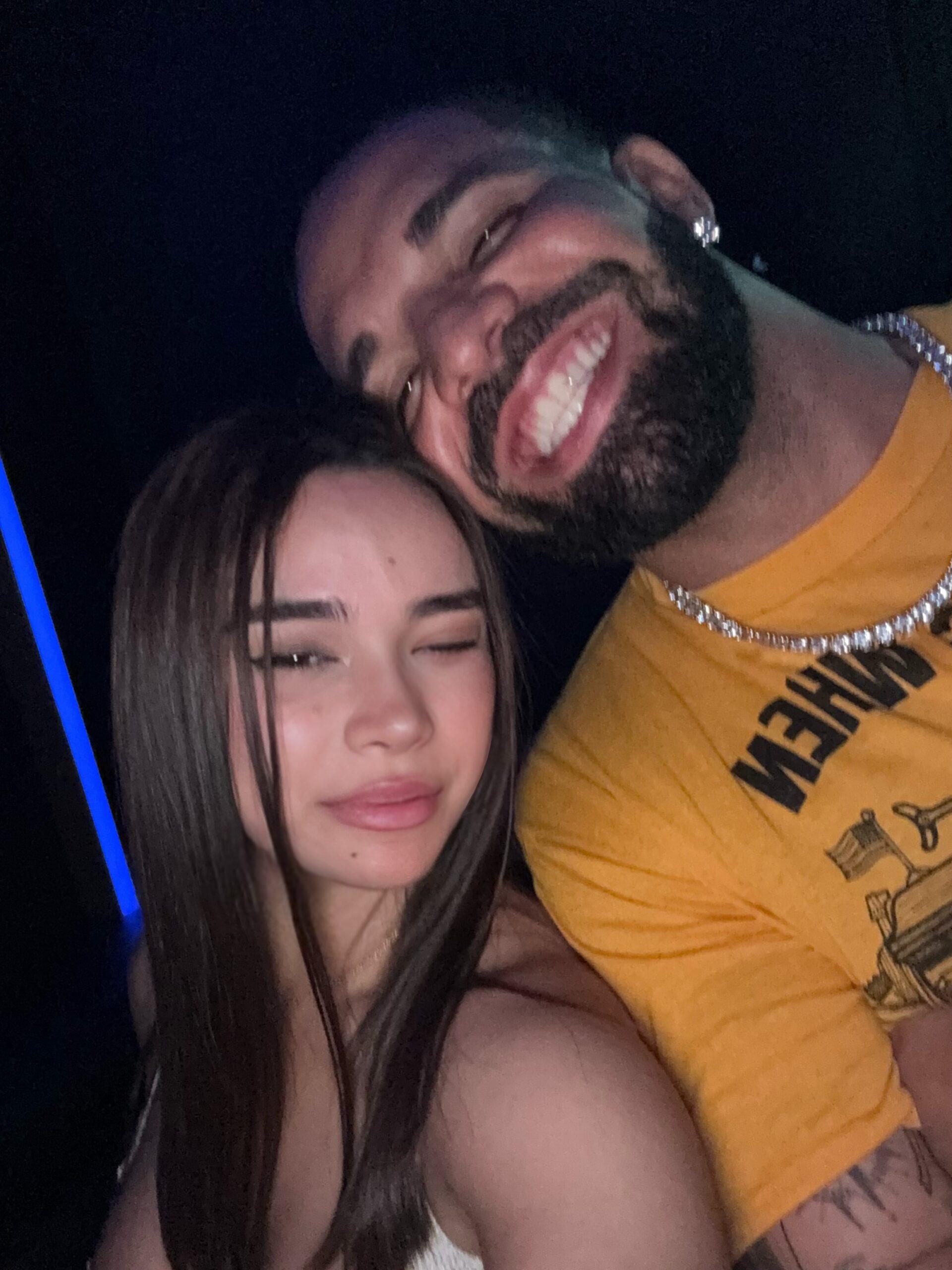 Leila Santese takes selfie with Drake