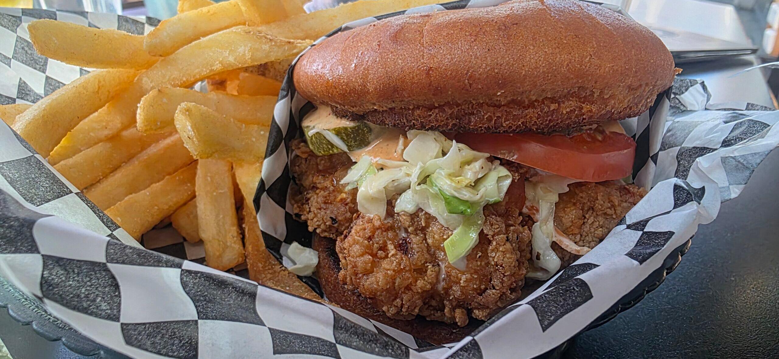 Ghostfish Brewery February 2026 Special po'boy