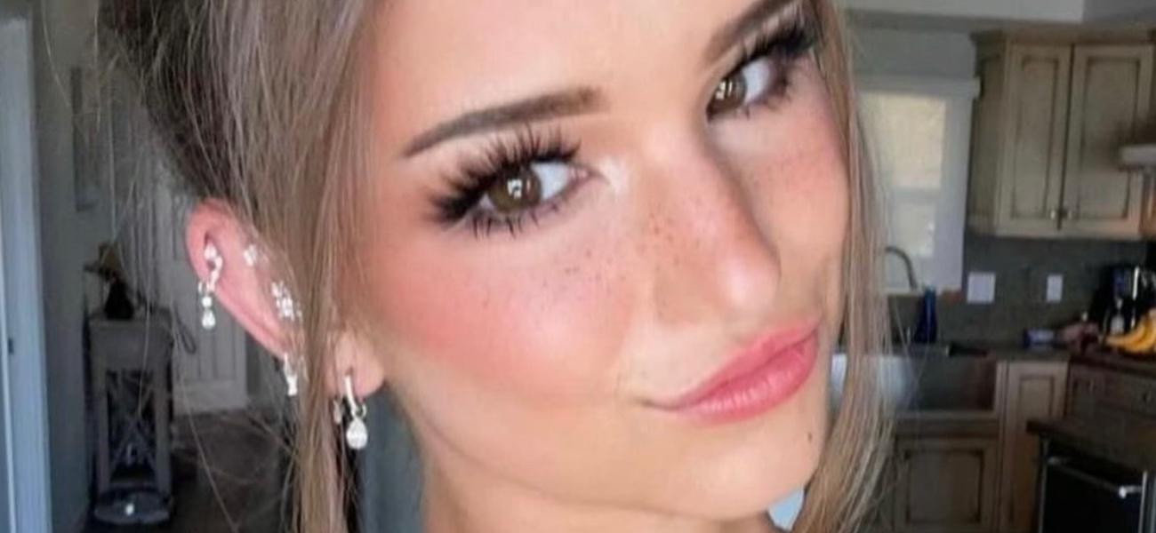 Brooke Monk poses close up