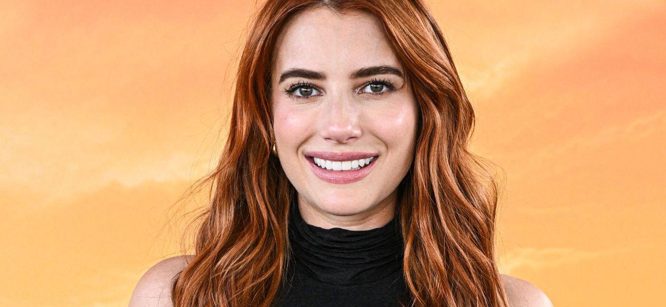 Emma Roberts on a red carpet