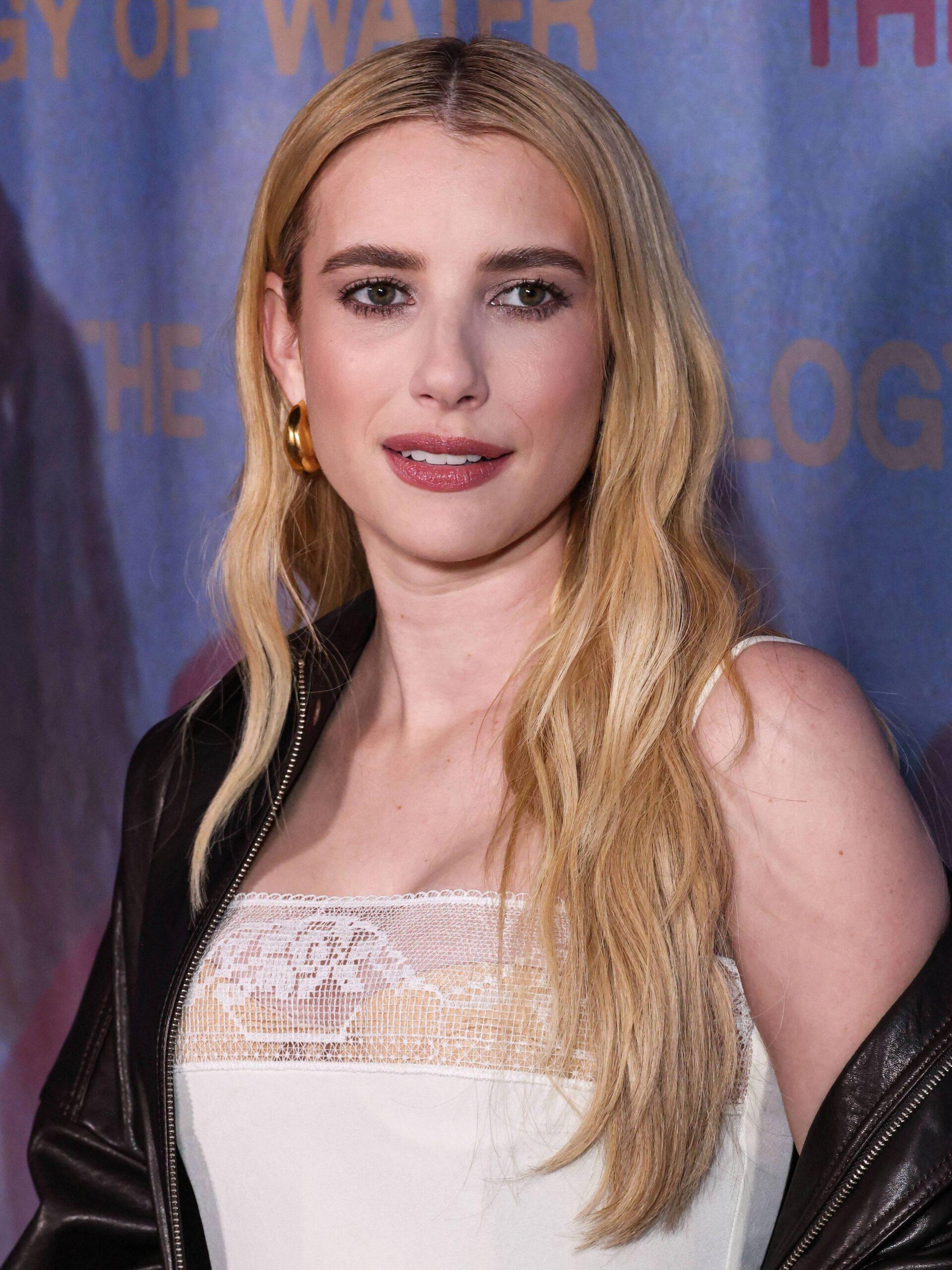 Emma Roberts on a red carpet