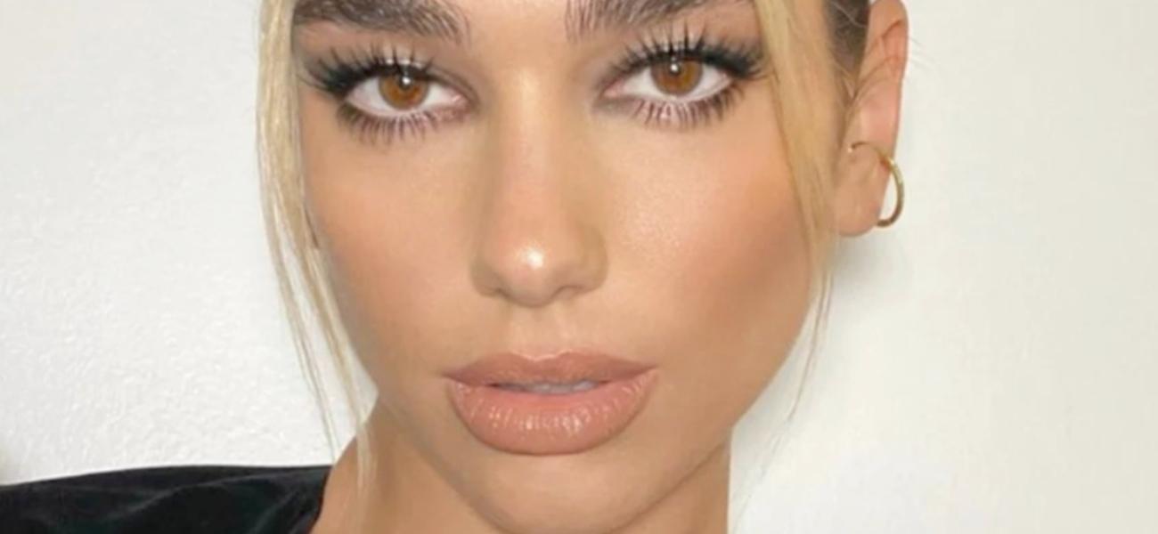 Dua Lipa close up
