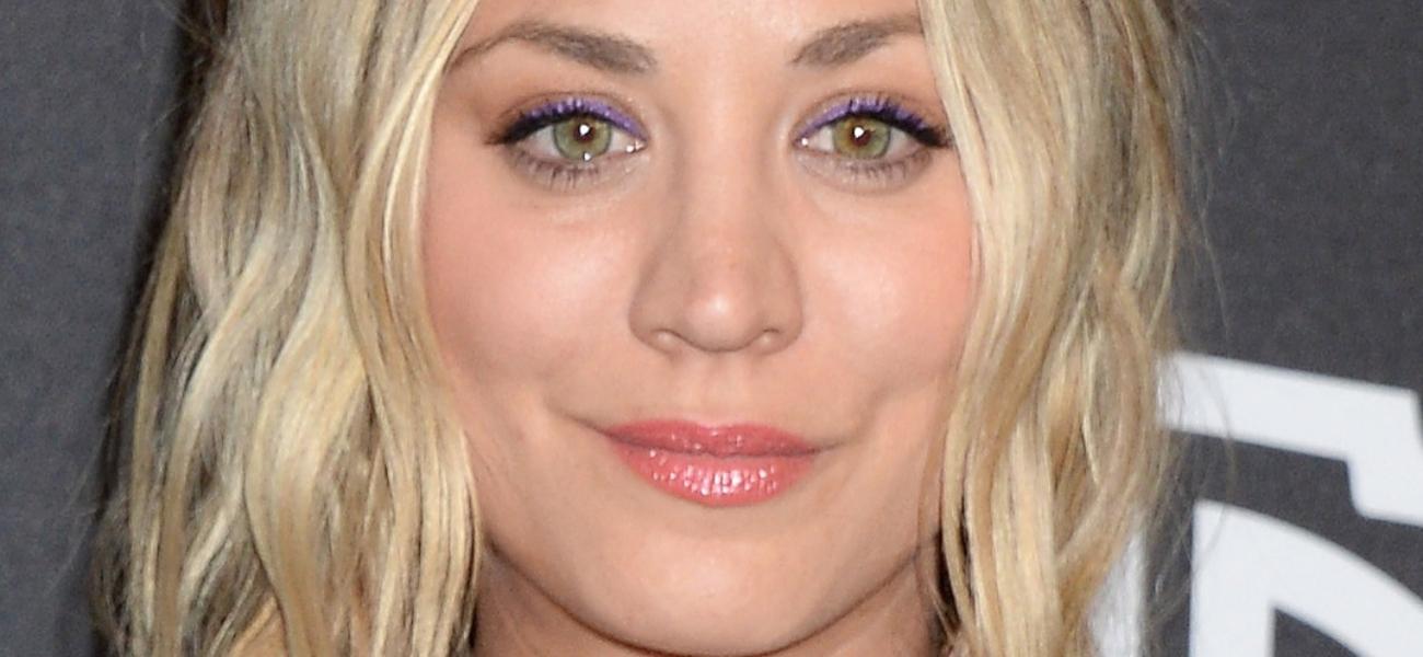 Kaley Cuoco close up