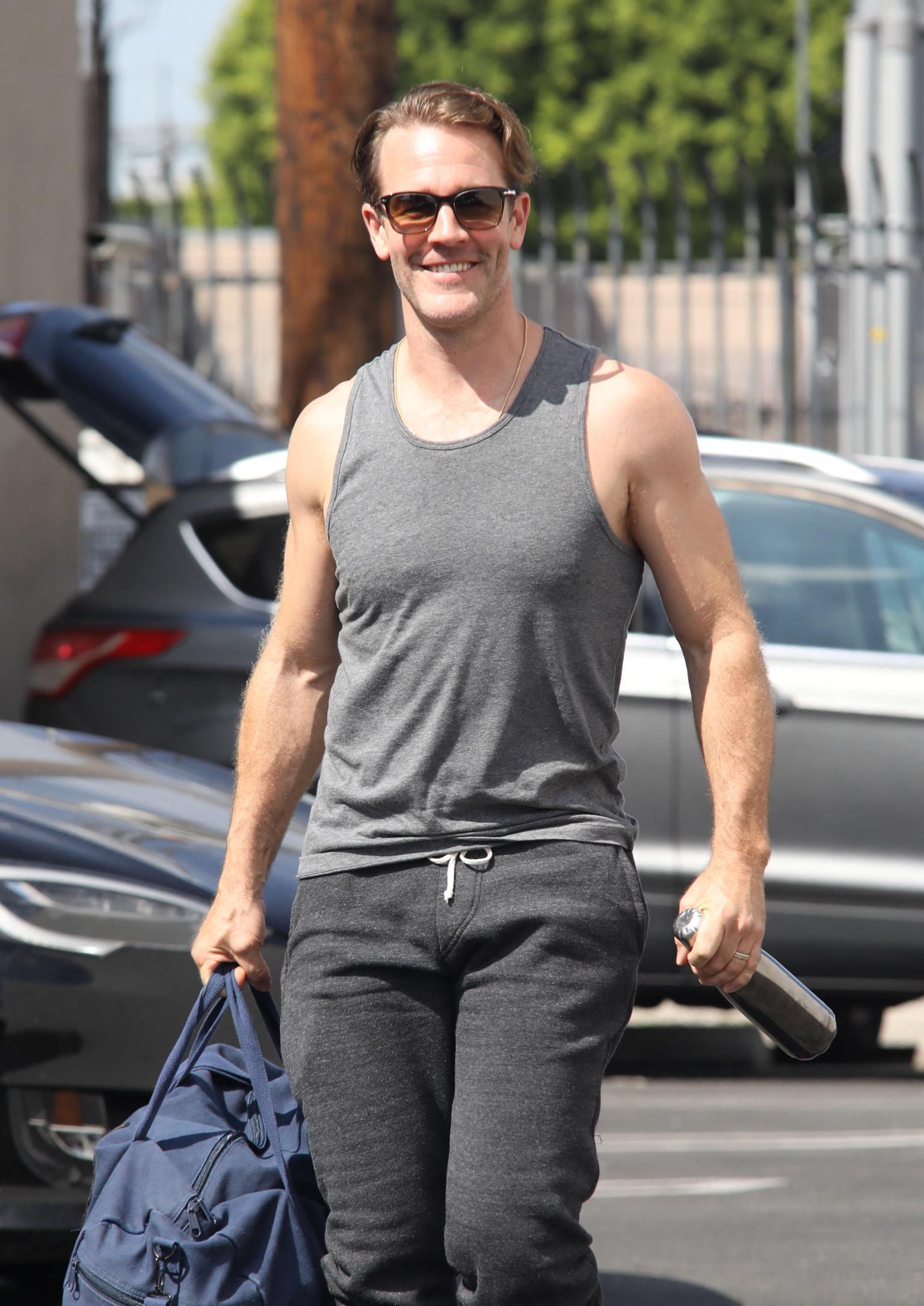 James Van Der Beek at DWTS rehearsals