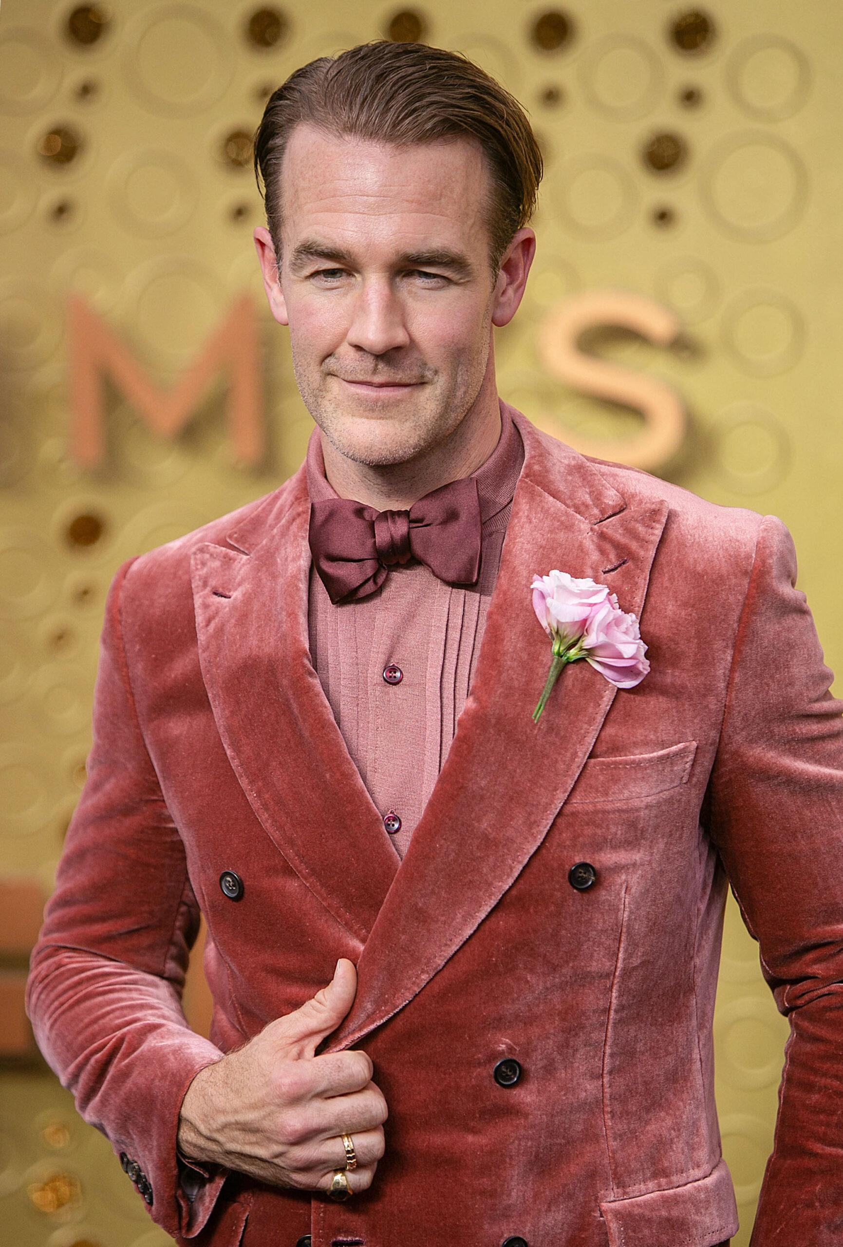 James Van Der Beek on the red carpet of the 71st Emmy Awards