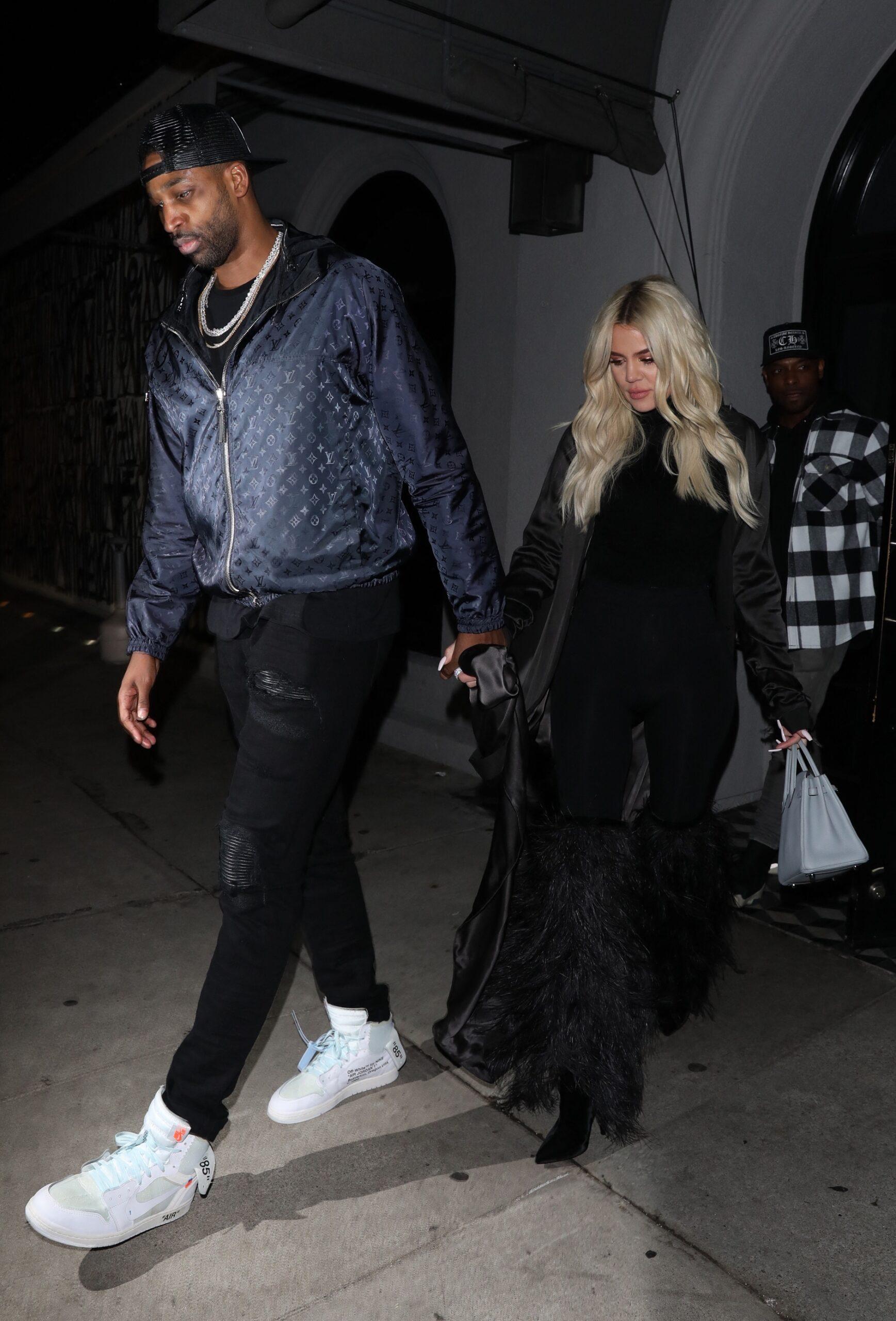 Khloé Kardashian and Tristan Thompson. 