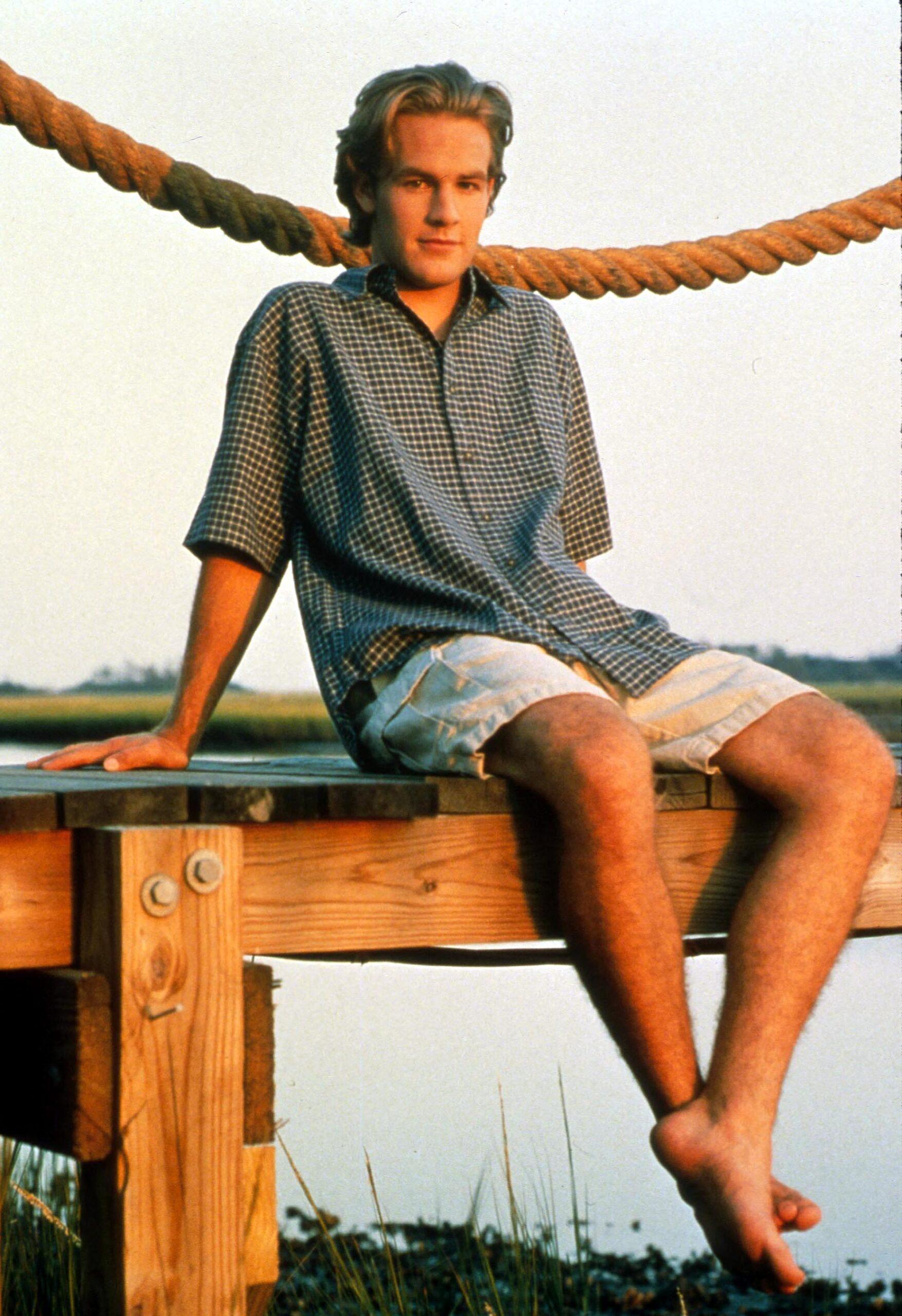 James Van Der Beek em movimento 