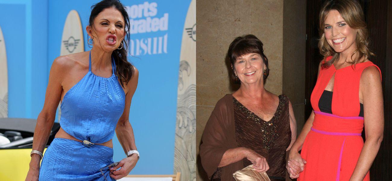 Photo collage of Bethenny Frankel, Savannah Guthrie and Nancy Guthrie.