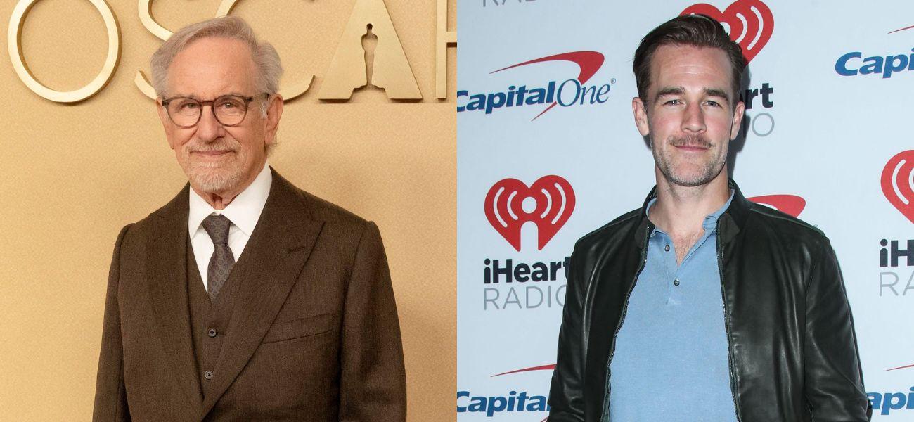 Steven Spielberg and James Van Der Beek