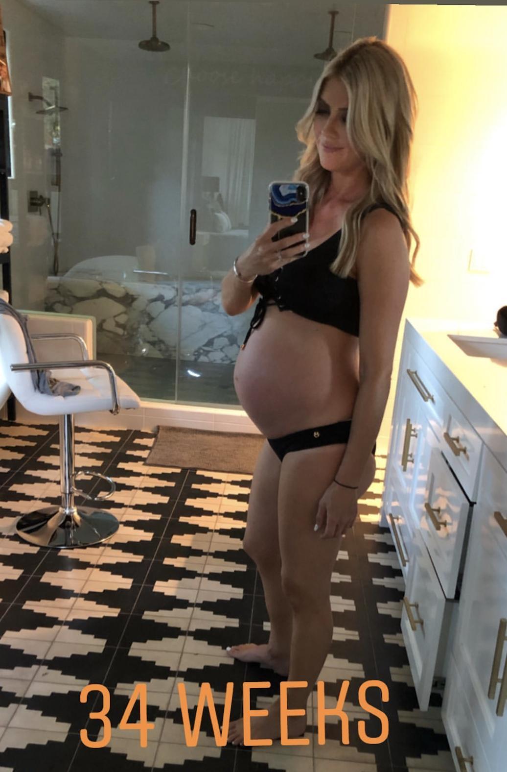 Christina Anstead takes mirror selfie while pregnant