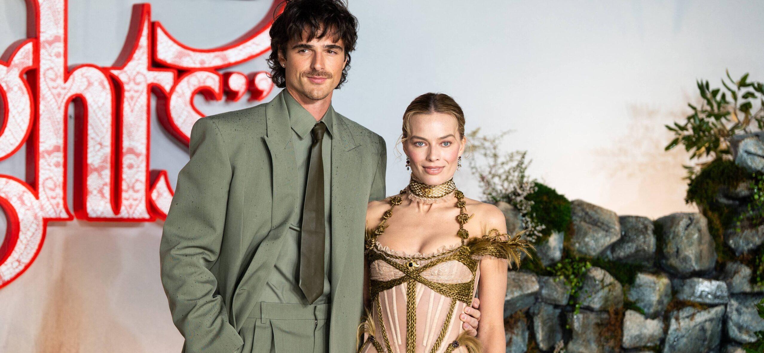 Jacob Elordi and Margot Robbie attend the ''Wuthering Height'' UK premiere