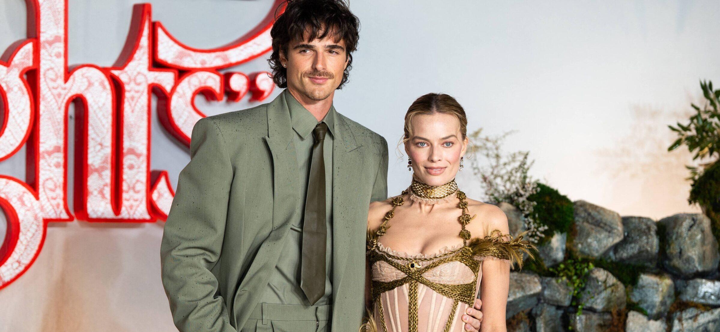 Jacob Elordi and Margot Robbie attend the ''Wuthering Height'' UK premiere