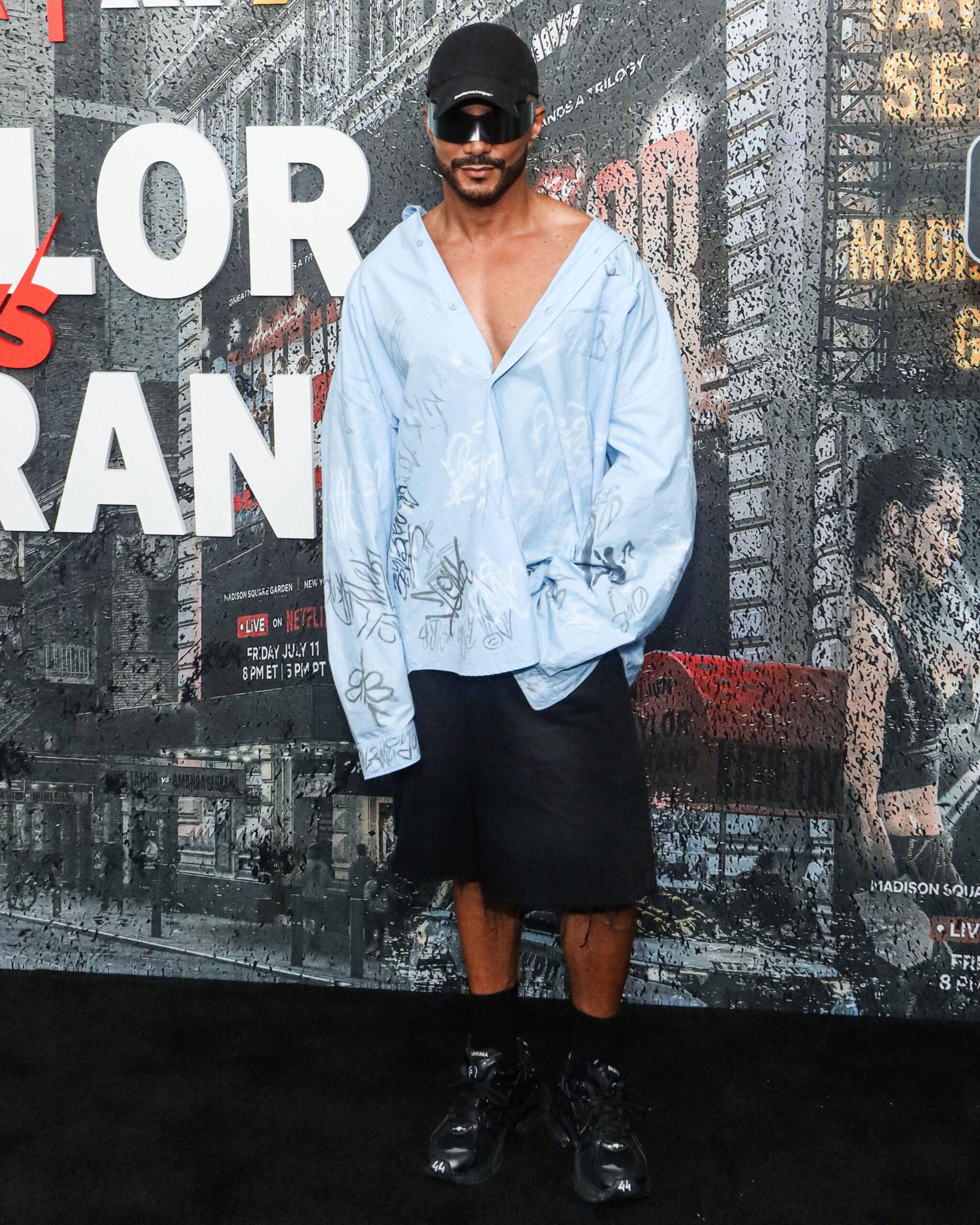 Jay Manuel on the red carpet