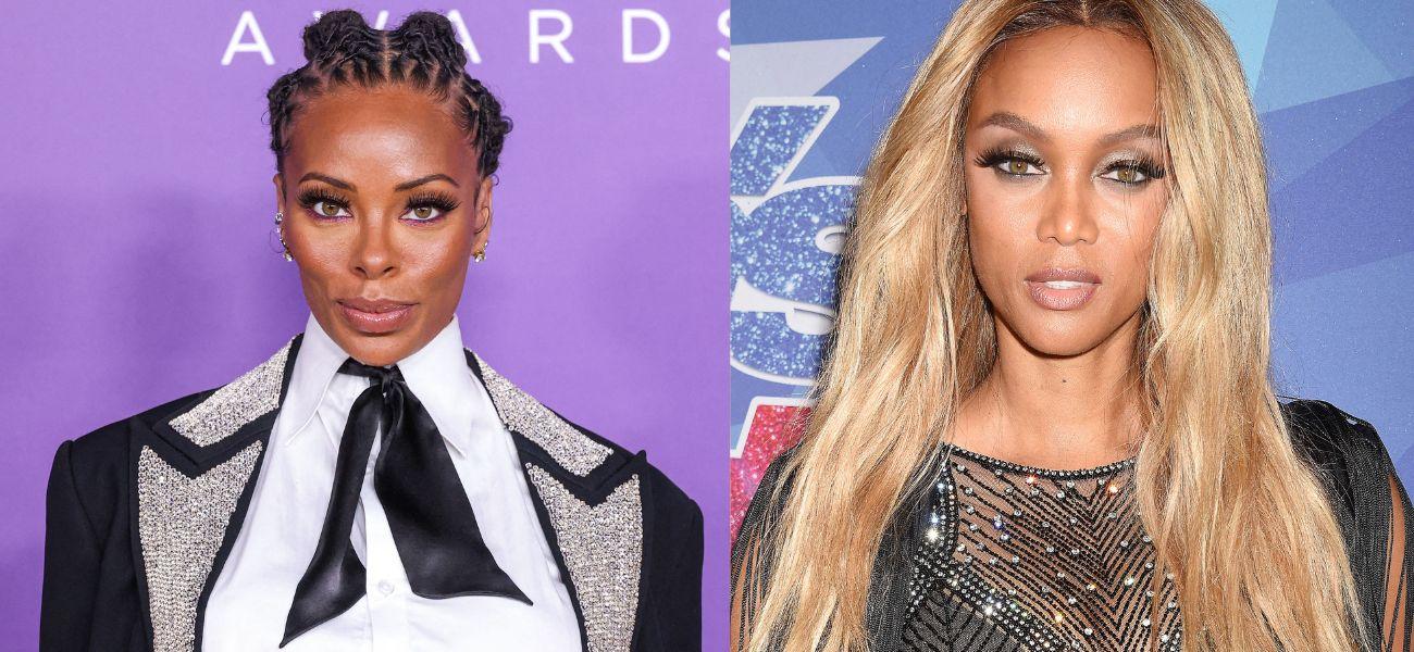Eva Marcille and Tyra Banks
