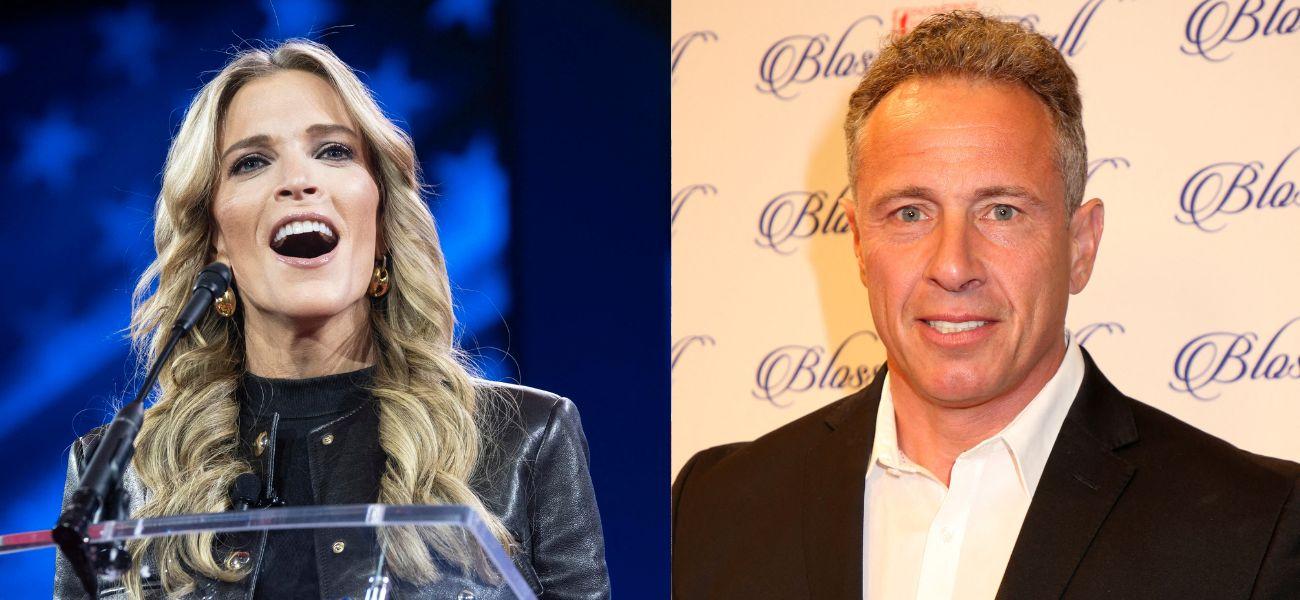 Photo collage of Chris Cuomo and Megyn Kelly.