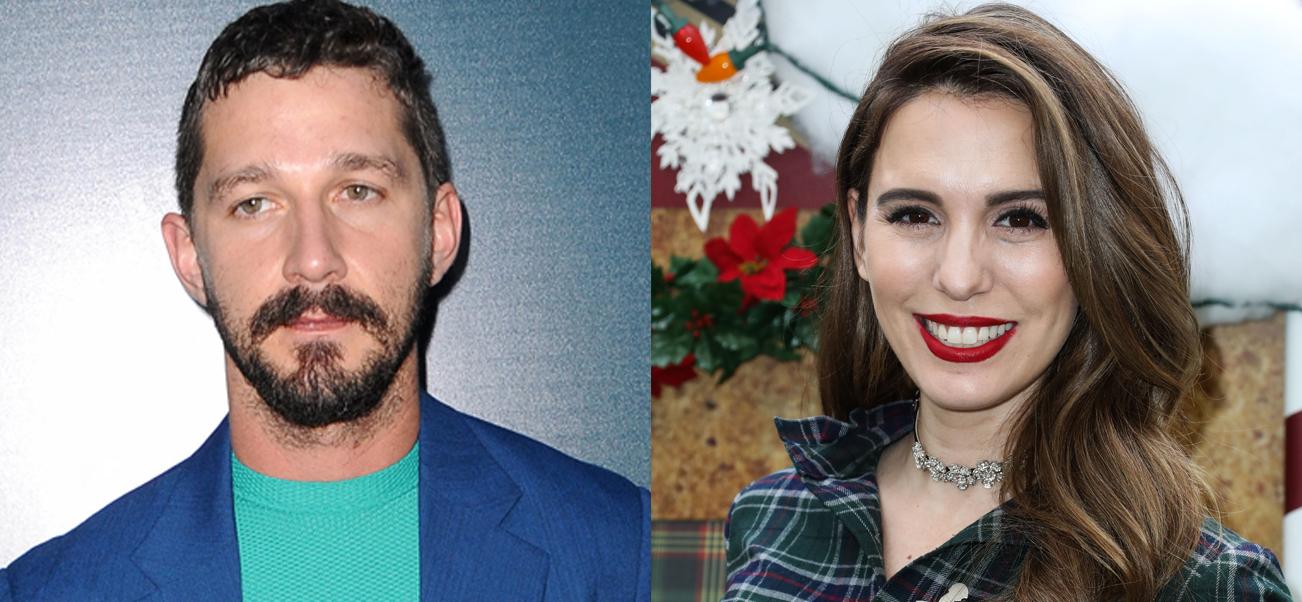 A photo collage of Shia LaBeouf and Christy Carlson Romano