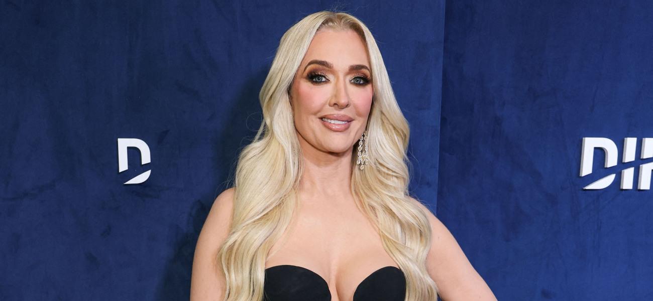 Erika Jayne wearing black