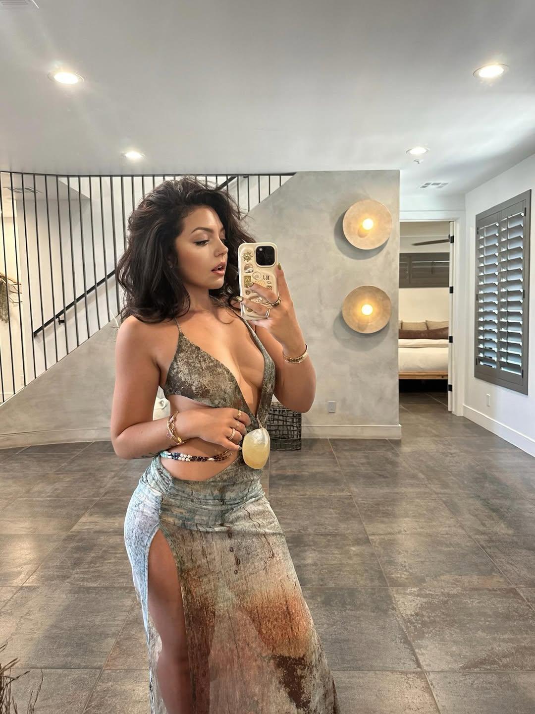 Haley Nicole takes mirror selfie