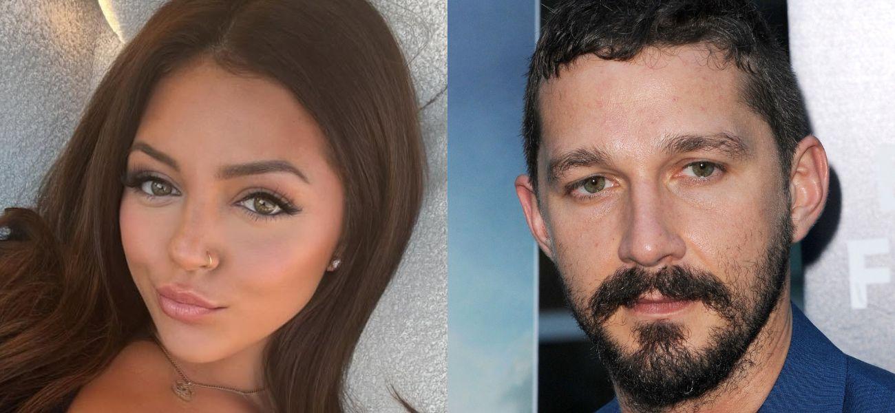 Haley Nicole (left) Shia LaBeouf (right)