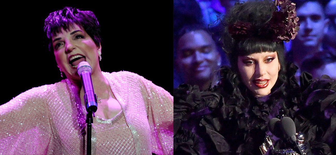 Liza Minelli (left) Lady Gaga (right)