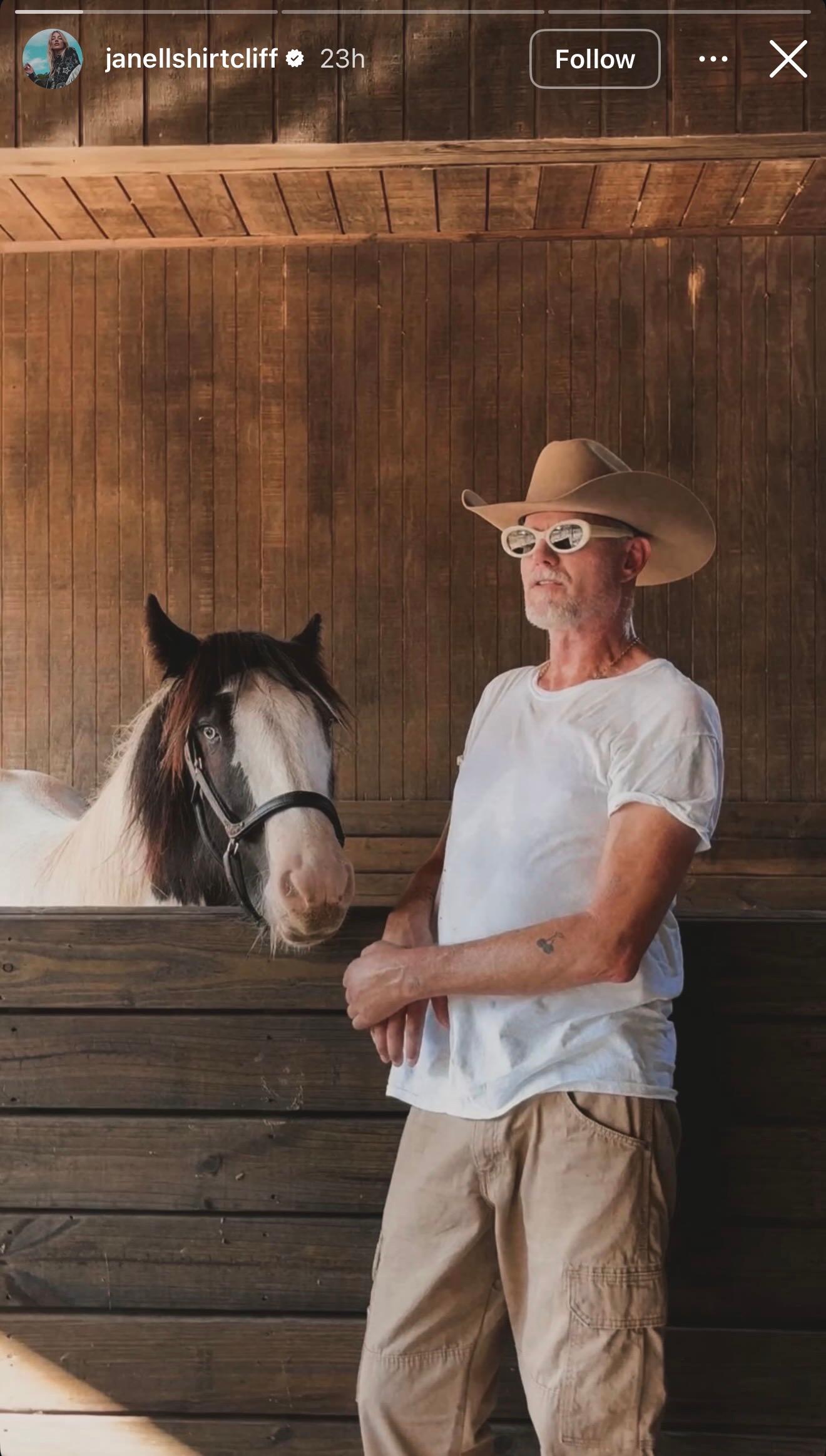 Janell Shirtcliff's post about her late partner, Eric-Dane