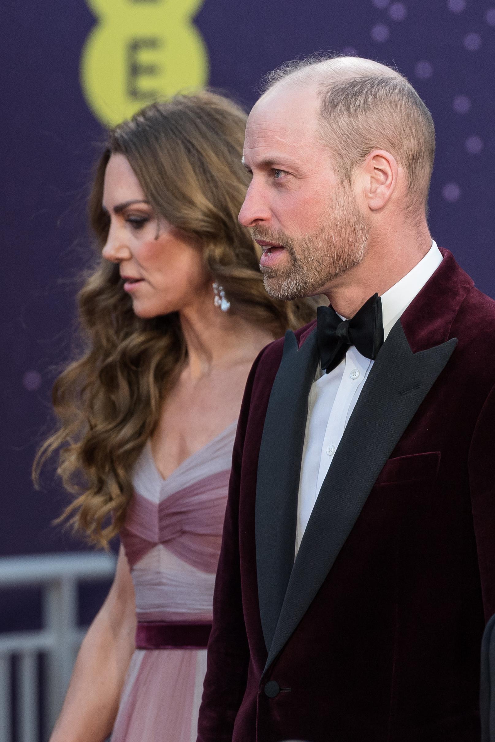 Prince William Admits He's Not In 'A Calm State' At The BAFTA Awards 2 Prince William and Kate Middleton at the 2026 BAFTAs