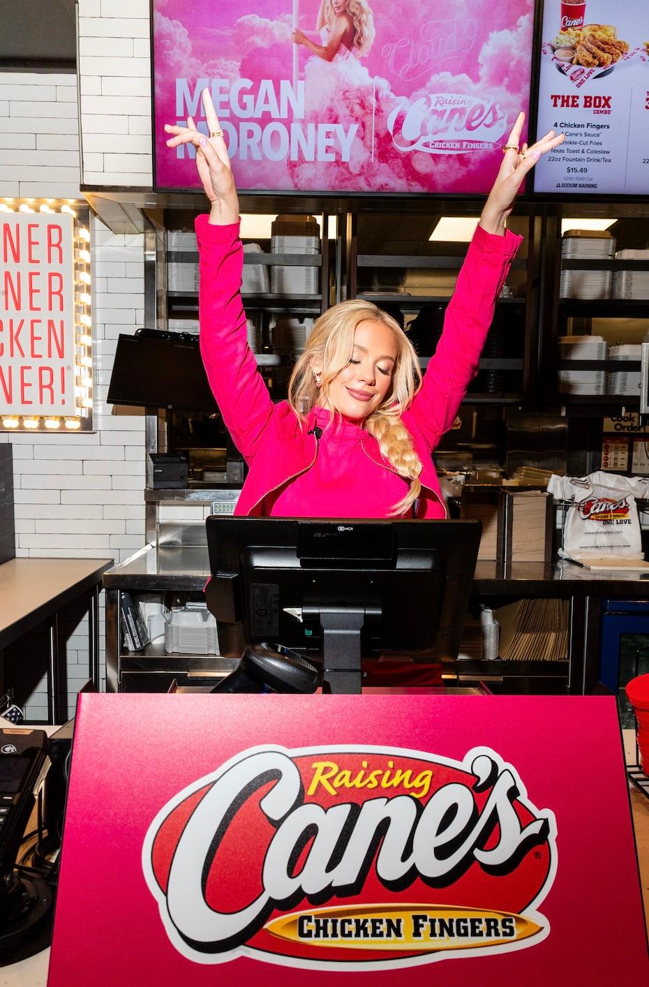 Megan Moroney Surprises Fans With Listening Event At Raising Cane's Times Square Global Flagship To Celebrate Cloud 9 Release