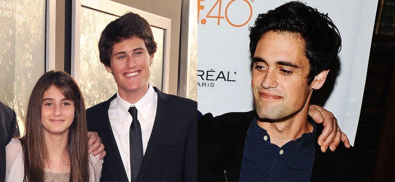 Jake Reiner and Romy Reiner, Nick Reiner photo collage