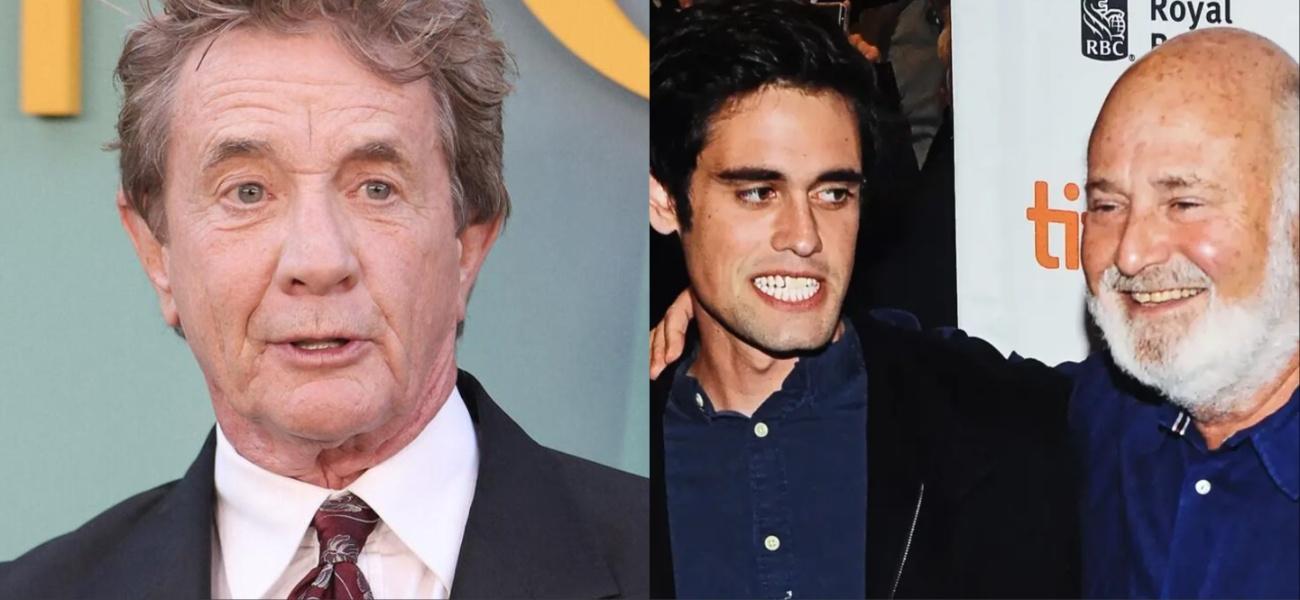 Martin Short, Nick and Rob Reiner Collage