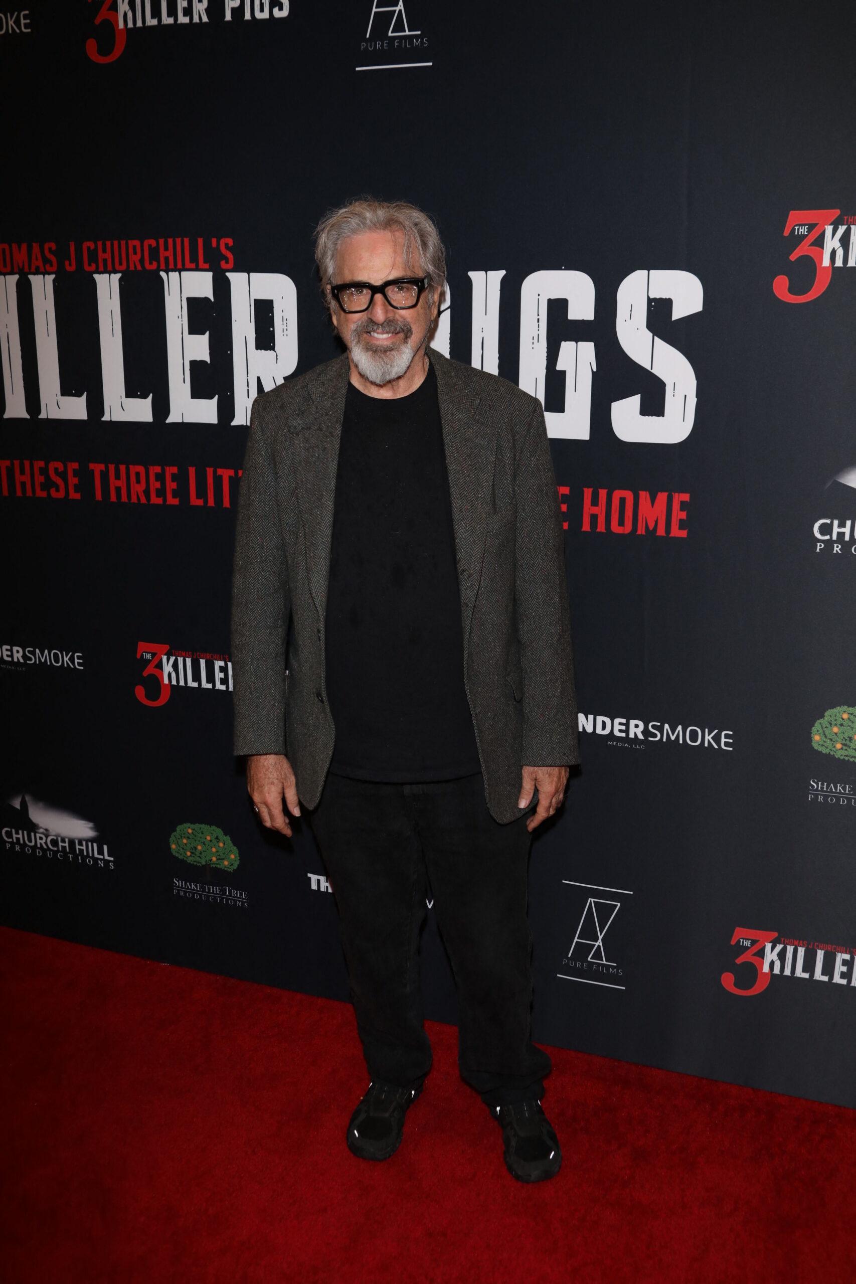 Robert Carradine on the red carpet.