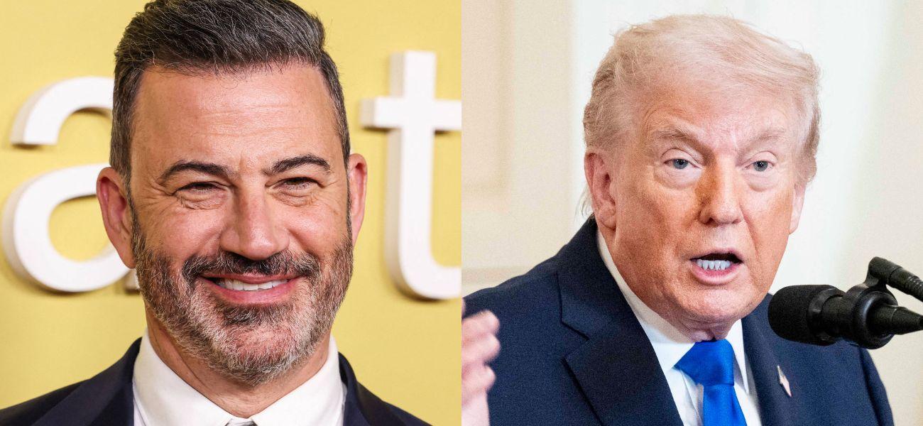 Jimmy Kimmel (left) Donald Trump (right)