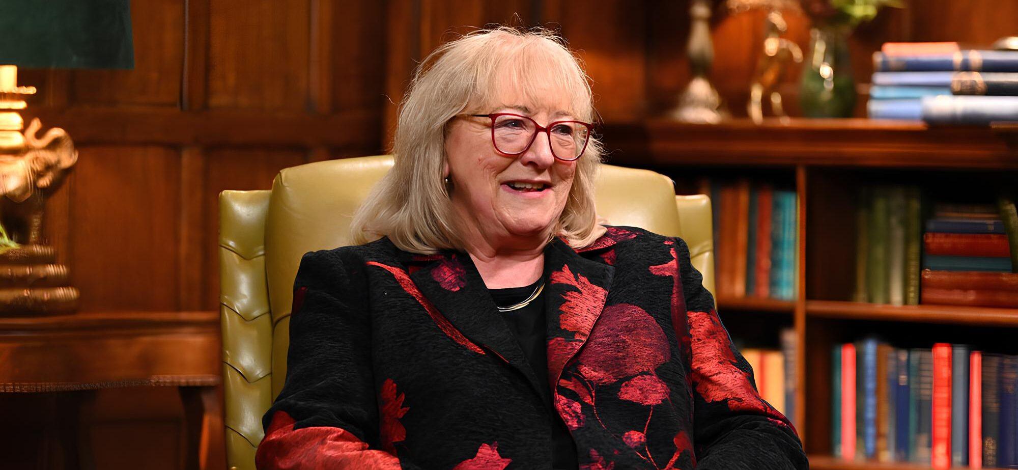 Donna Kelce on 'The Traitors.'