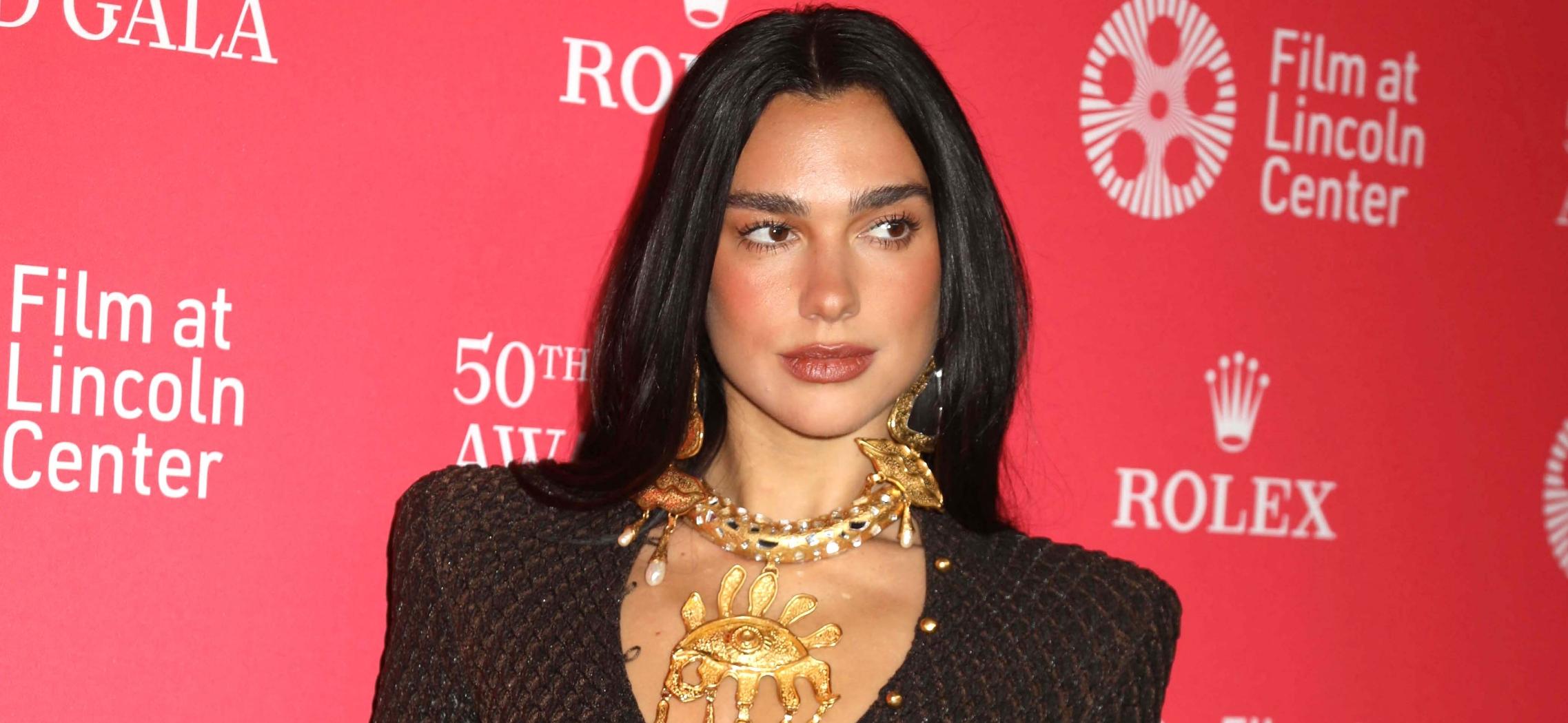 Dua Lipa on the red carpet