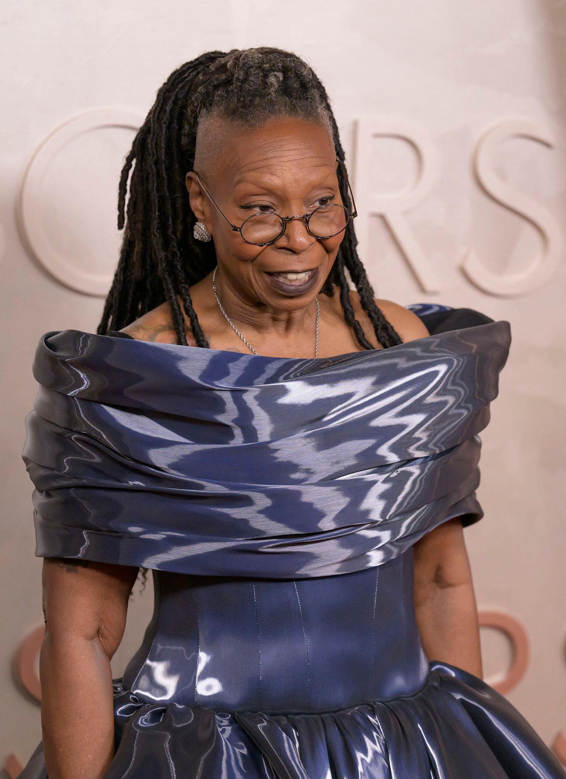 The view host and actress Whoopi Goldberg 