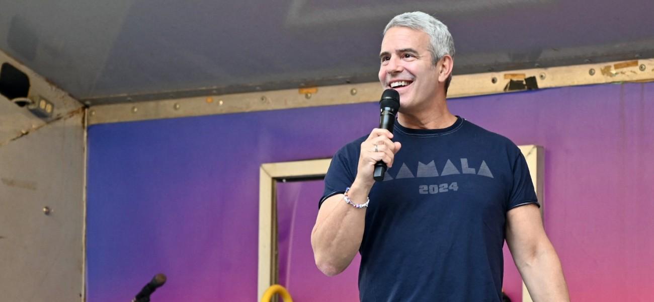 Andy Cohen giving a speech