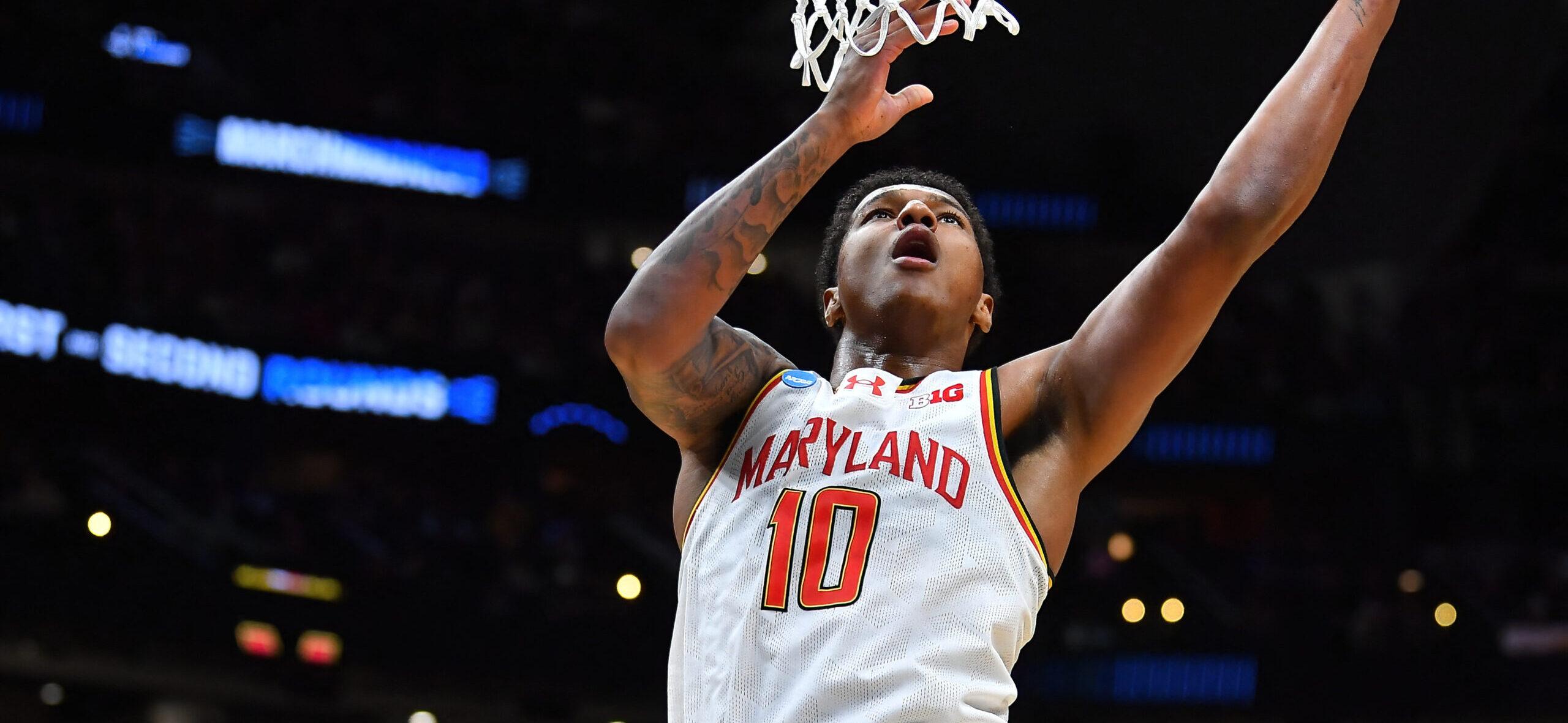 Julian Reese during a basketball game.