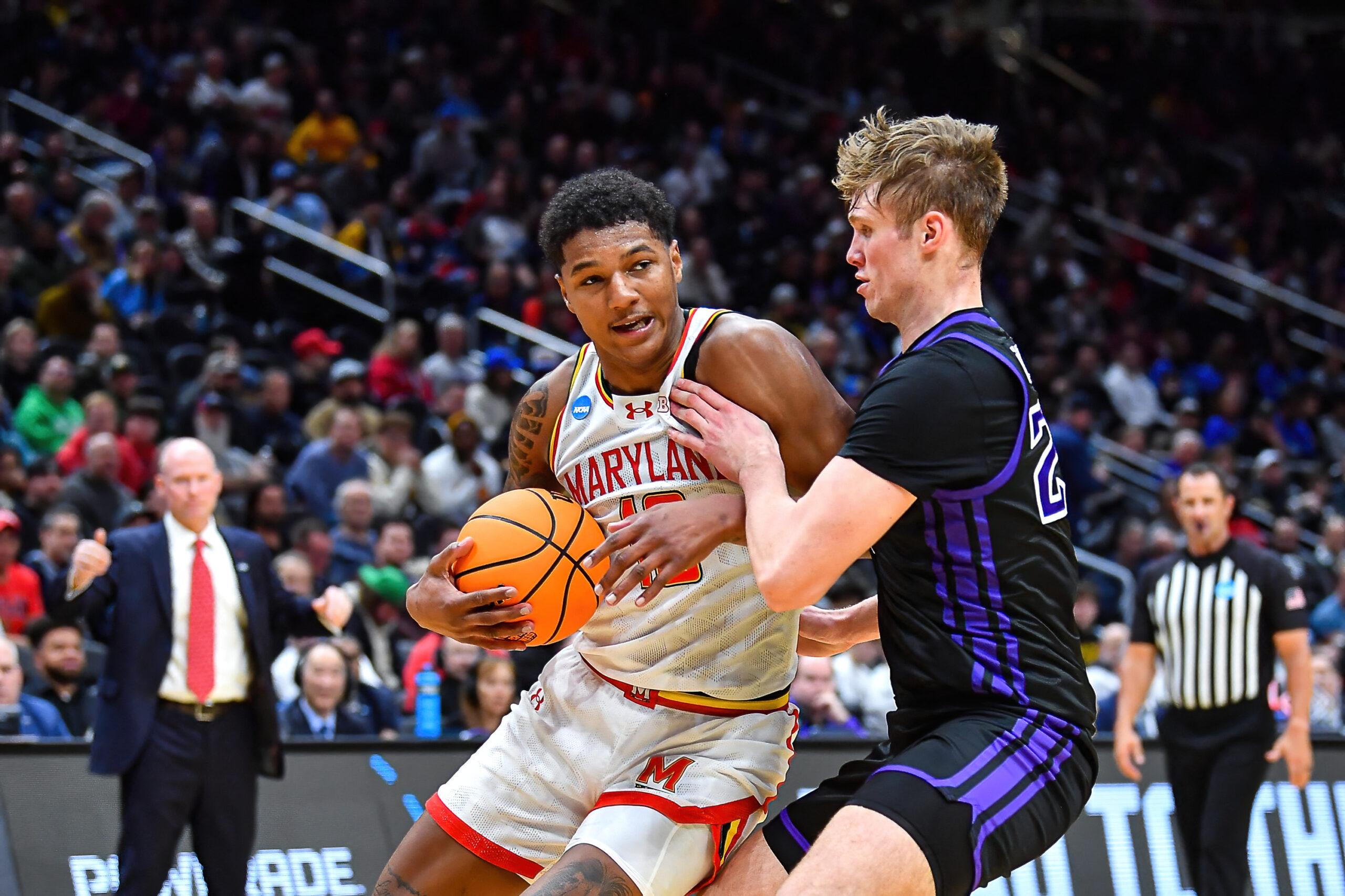 Julian Reese on the basketball court. 