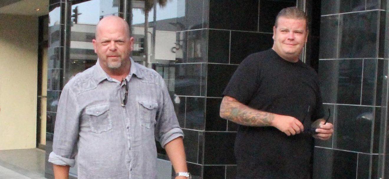 PAWN STARS RICK AND COREY HARRISON OUT IN BEVERLY HILLS