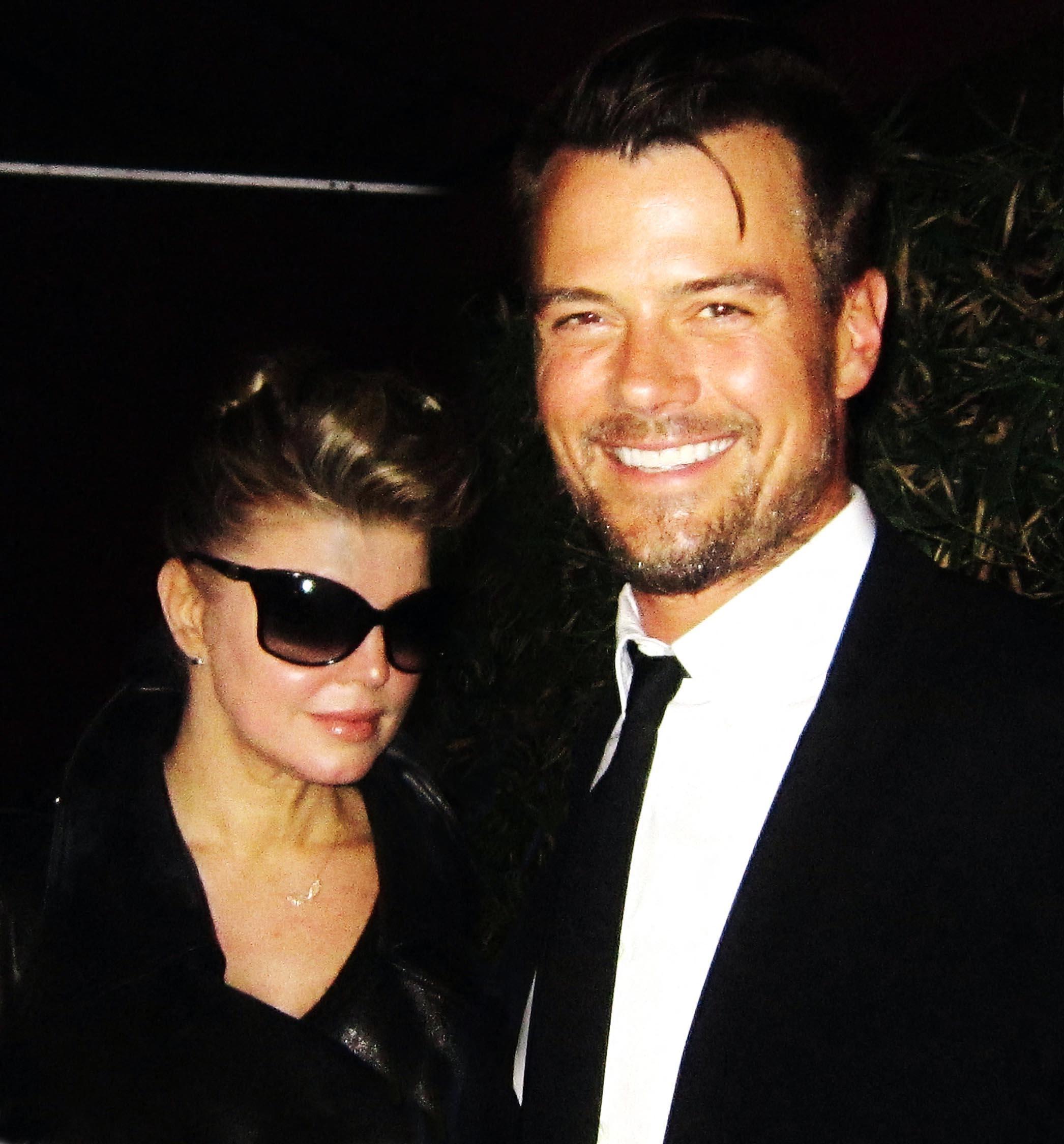 Fergie and Josh Duhamel on the red carpet