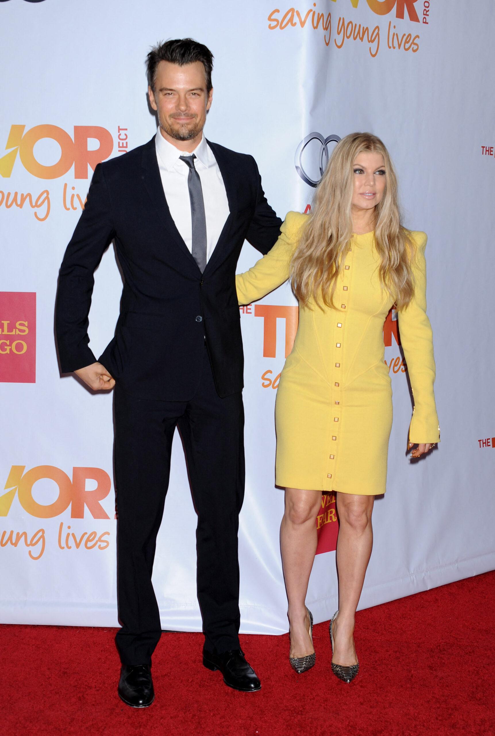 Fergie and Josh Duhamel on the red carpet