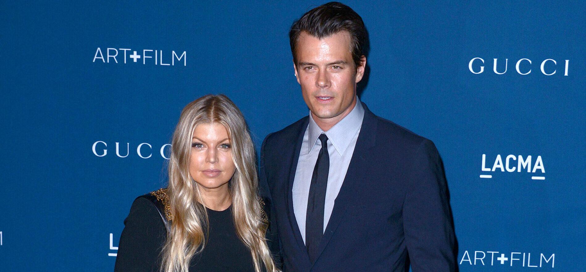 Fergie and Josh Duhamel on the red carpet