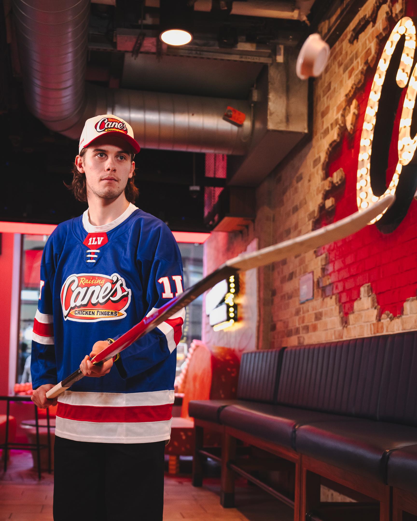Jack Hughes at Raising Cane's