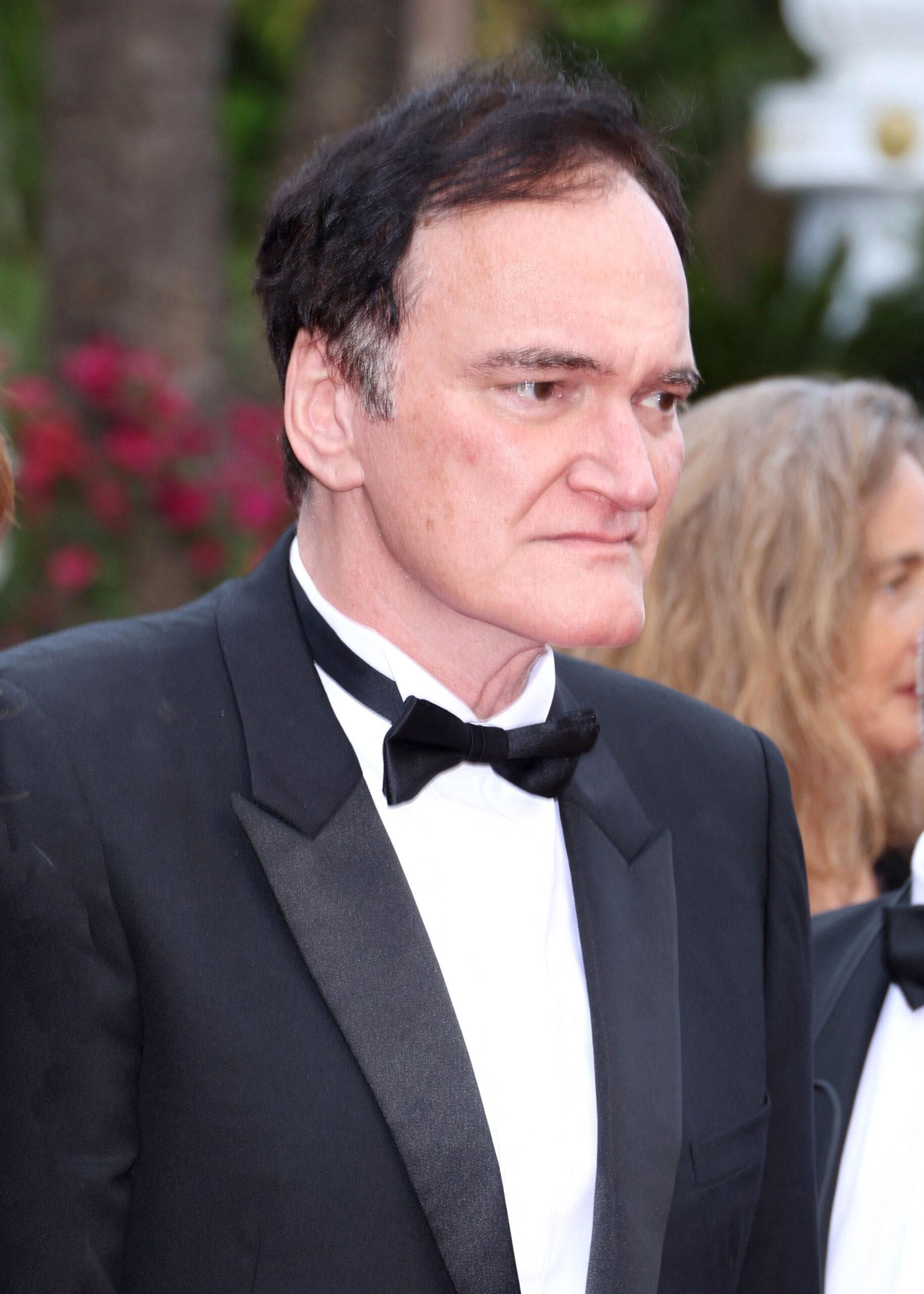 Quentin Tarantino on the red carpet
